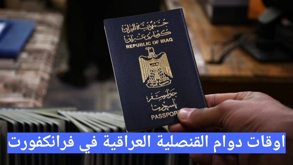 اوقات دوام القنصلية العراقية في فرانكفورت